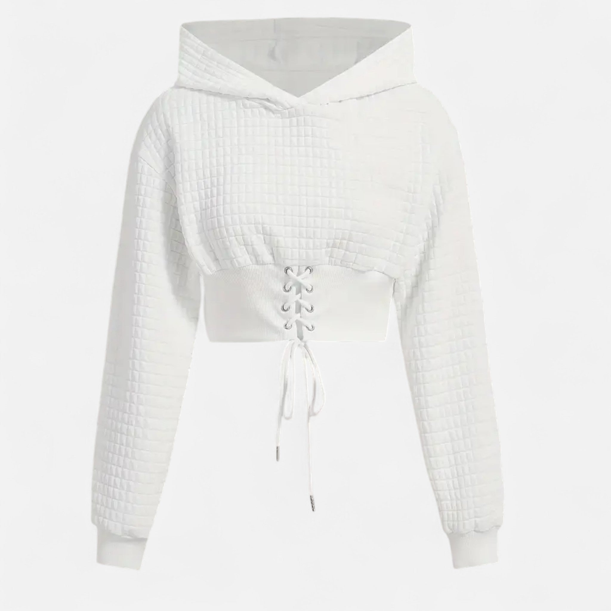 Soreux | Sweat à Capuche Court à Manches Longues pour Femme