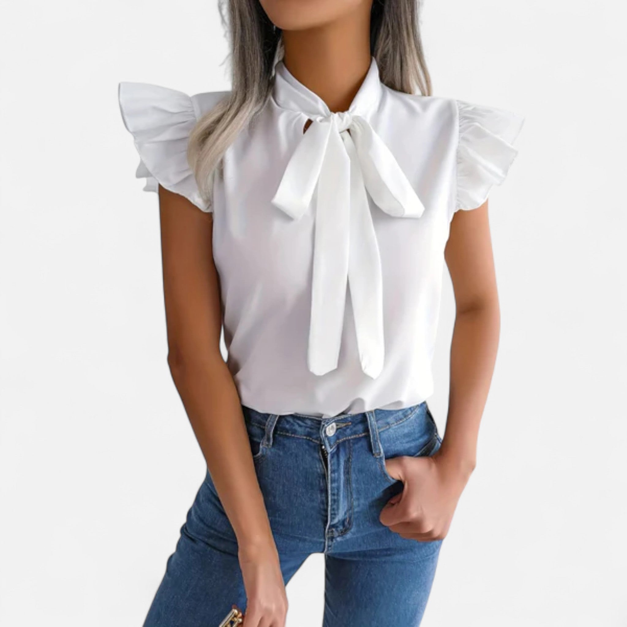 Soreux | Blouse Sans Manches en Mousseline Élégante pour Femme