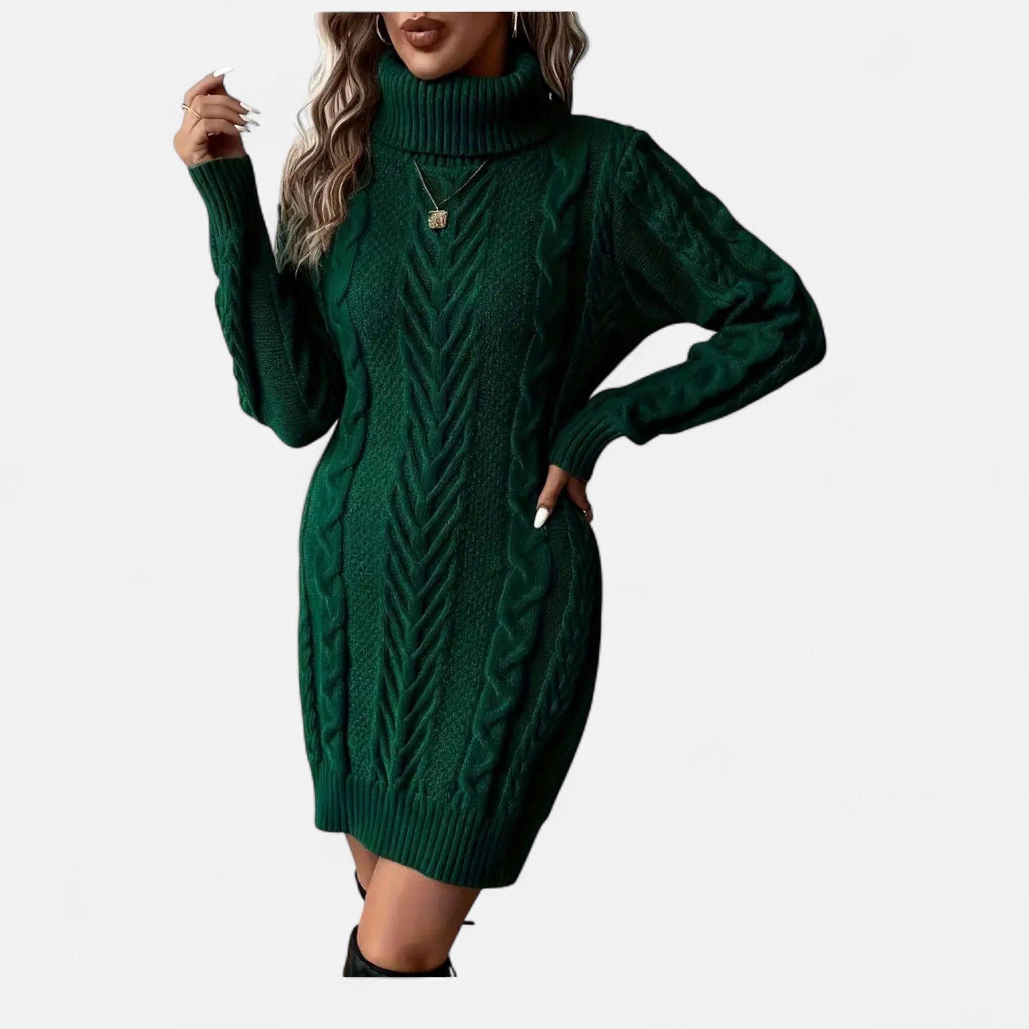 Soreux | Robe Pull en Maille Torsadée pour Femme