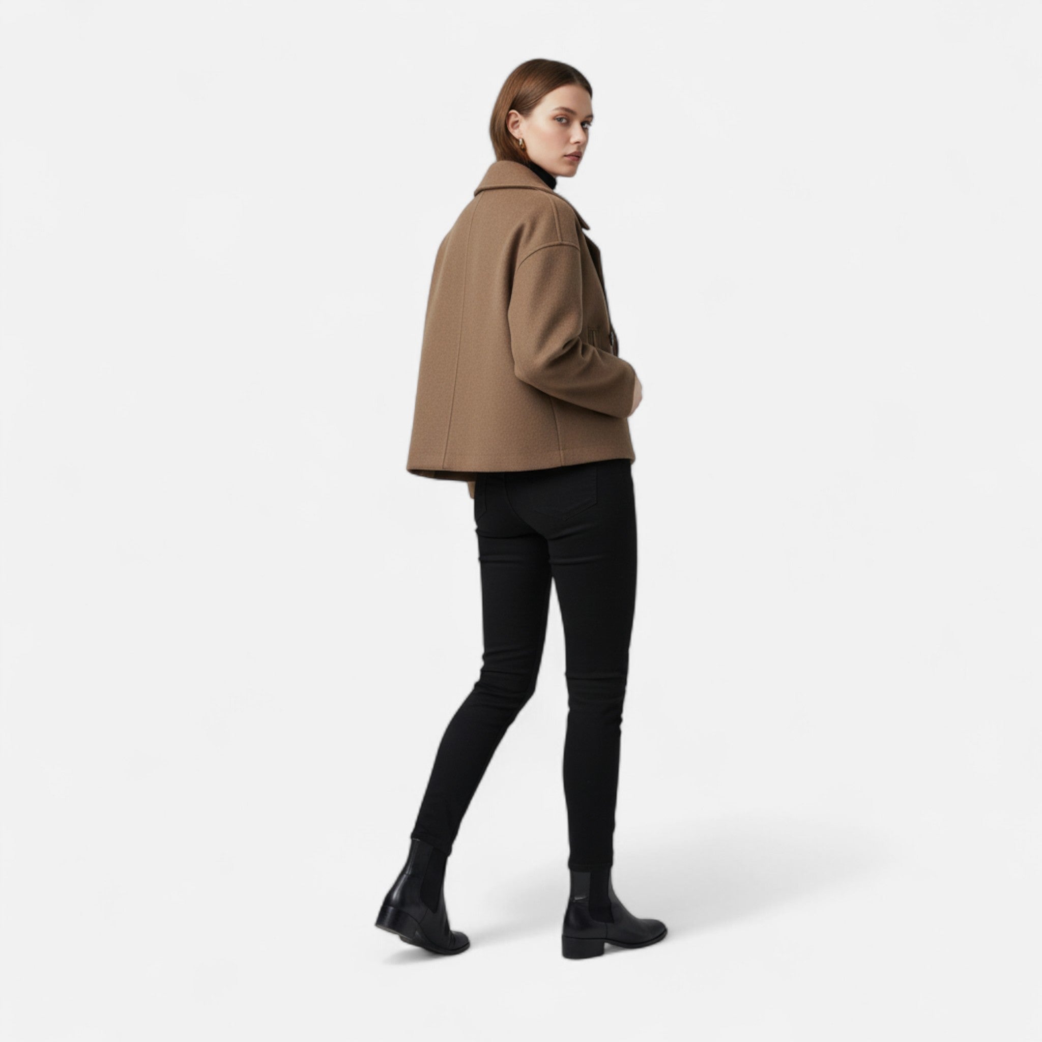 Soreux | Manteau Croisé en Laine pour Femme