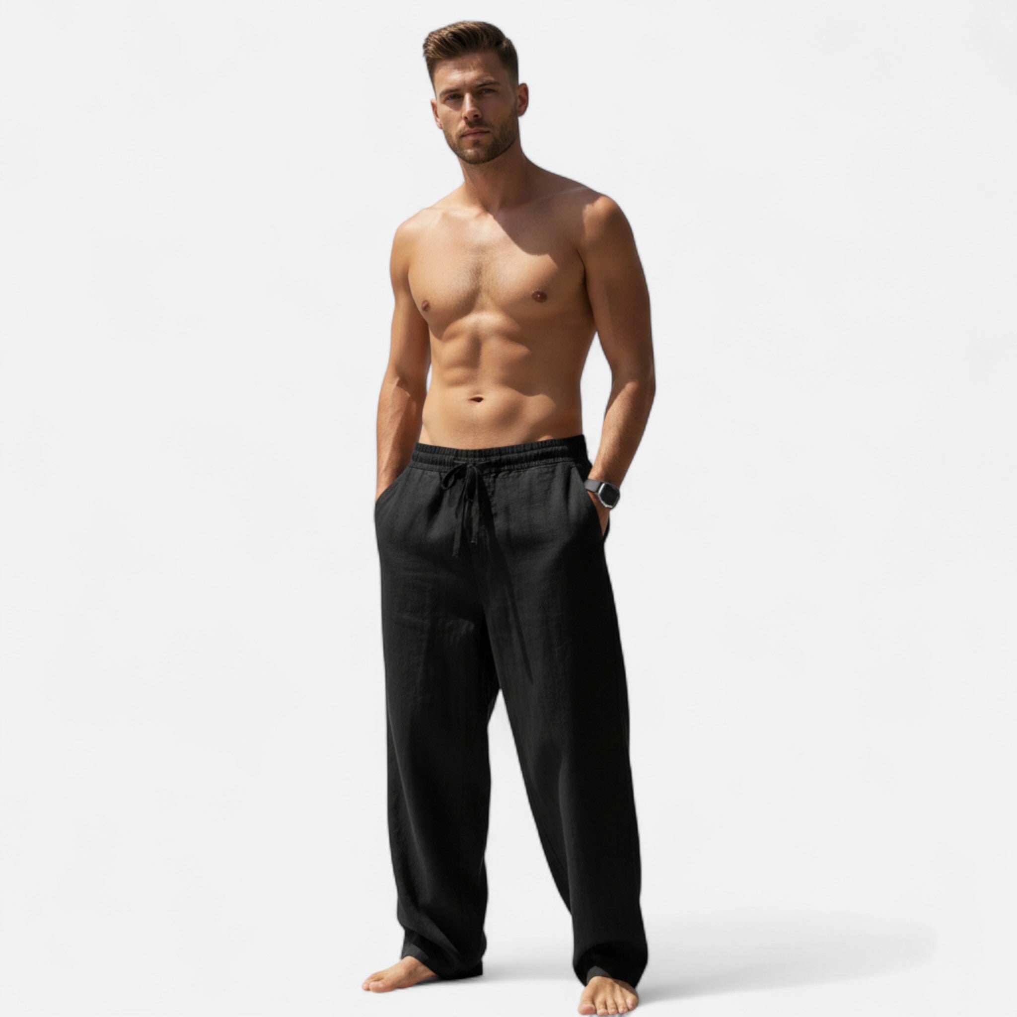 Soreux | Pantalon Décontracté en Lin pour Homme