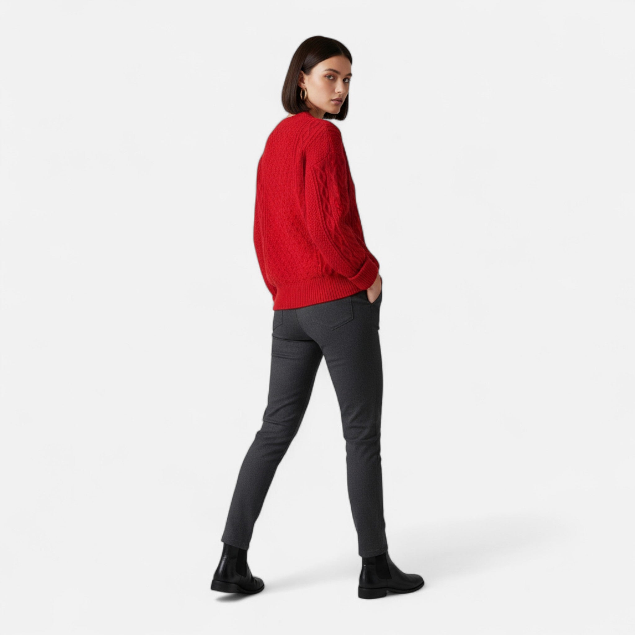 Soreux | Pull en Laine à Torsades pour Femme