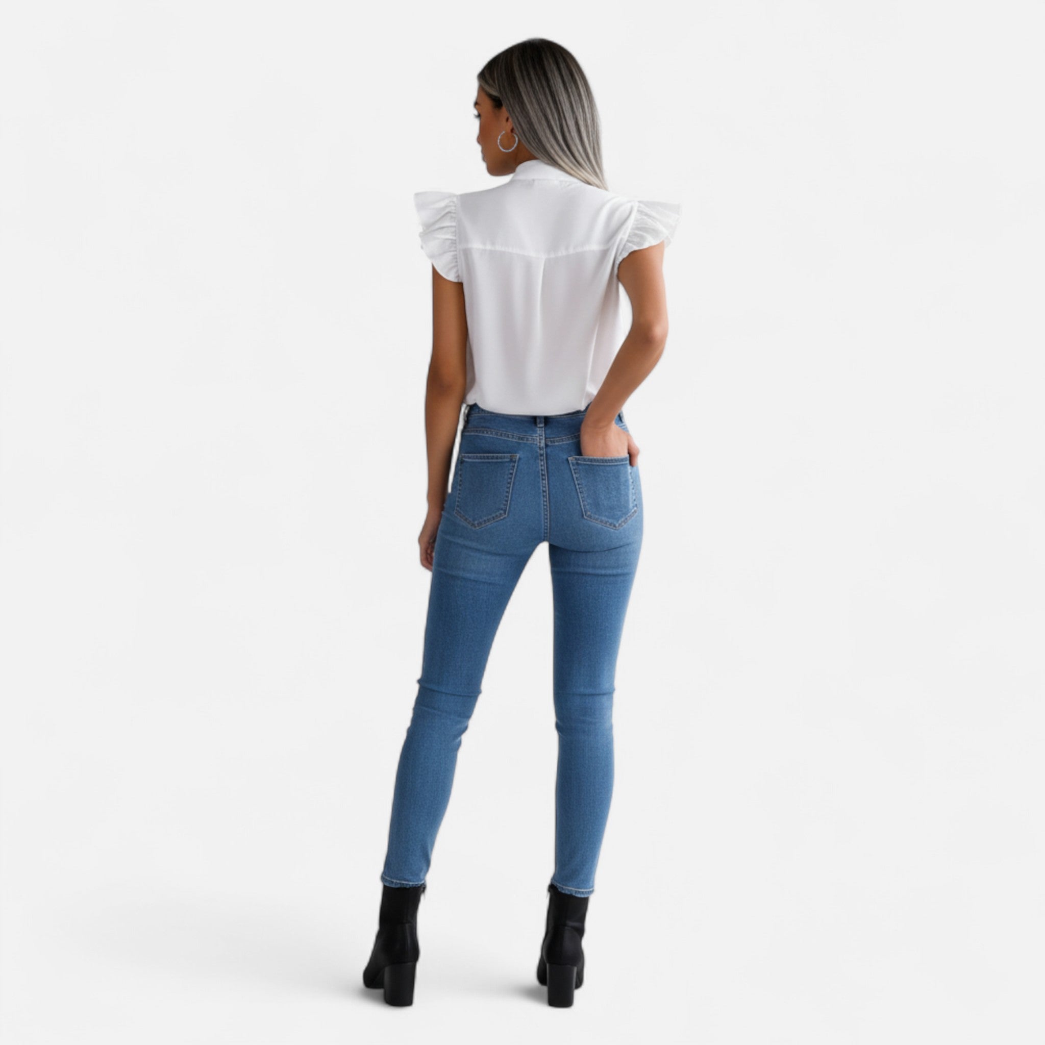Soreux | Blouse Sans Manches en Mousseline Élégante pour Femme