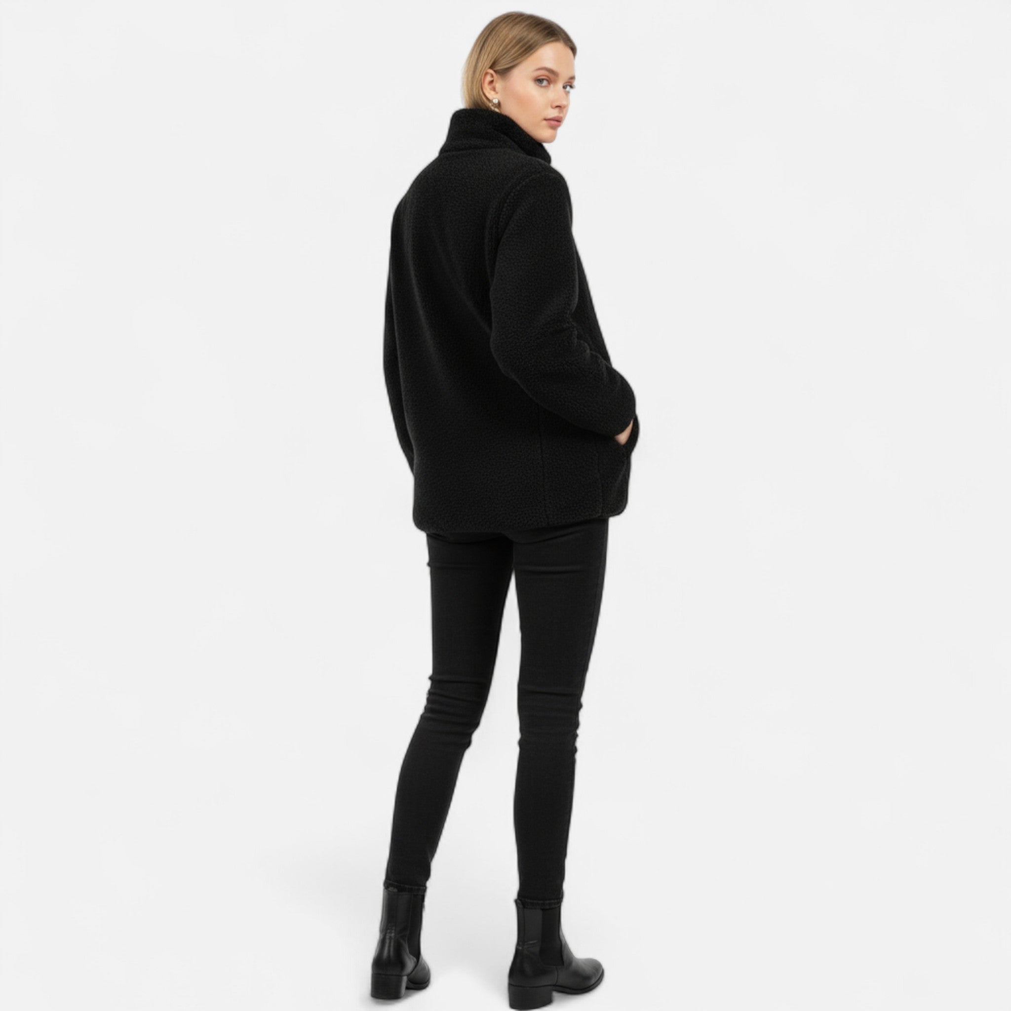 Soreux | Manteau Zippé en Teddy pour Femme