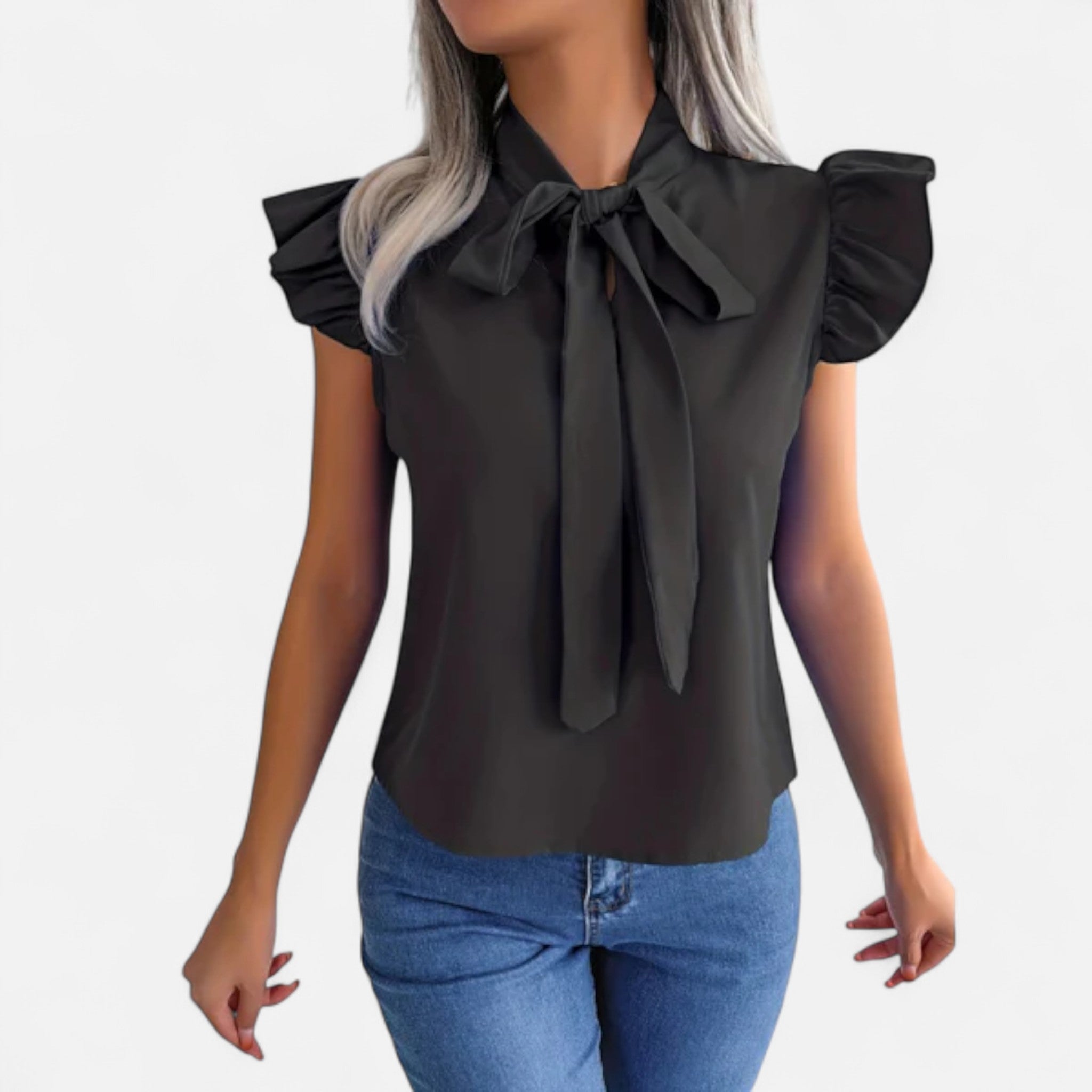Soreux | Blouse Sans Manches en Mousseline Élégante pour Femme