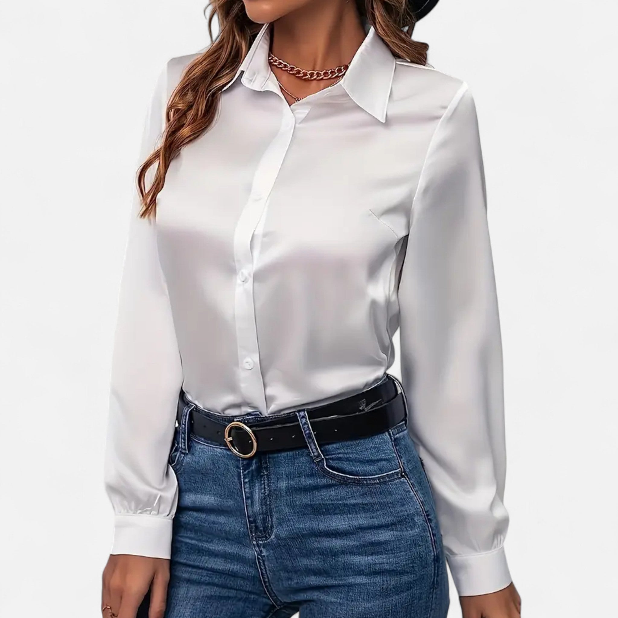 Soreux | Chemise en Satin de Soie pour Femme