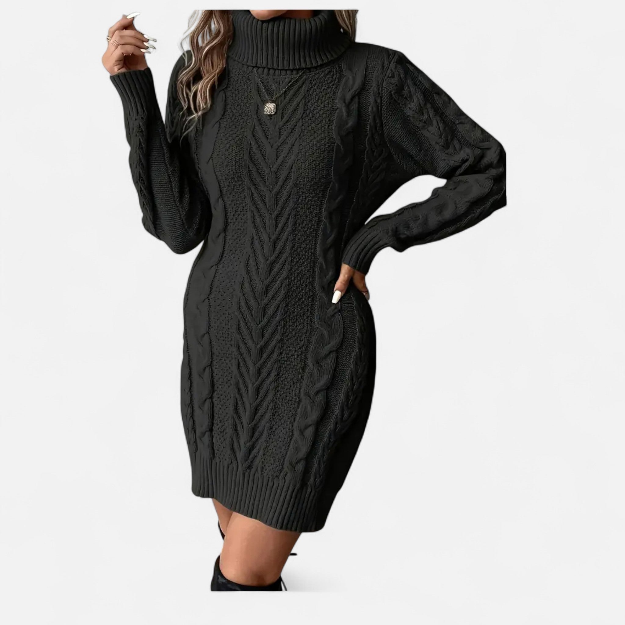 Soreux | Robe Pull en Maille Torsadée pour Femme