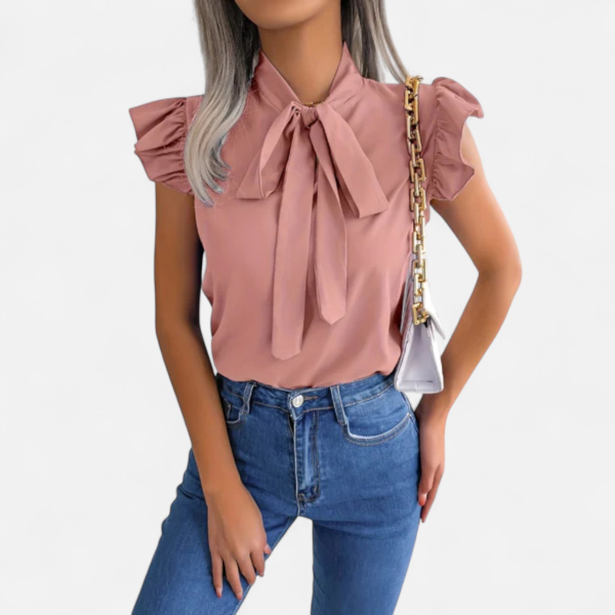 Soreux | Blouse Sans Manches en Mousseline Élégante pour Femme