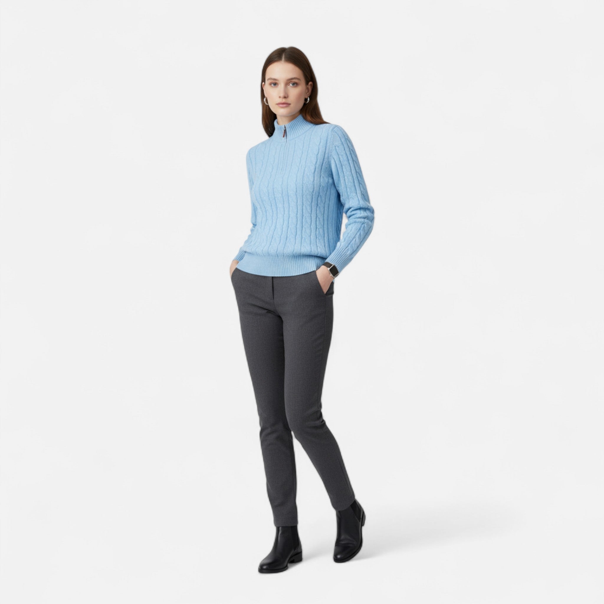 Soreux | Pull Demi-Zip Verbier pour Femme
