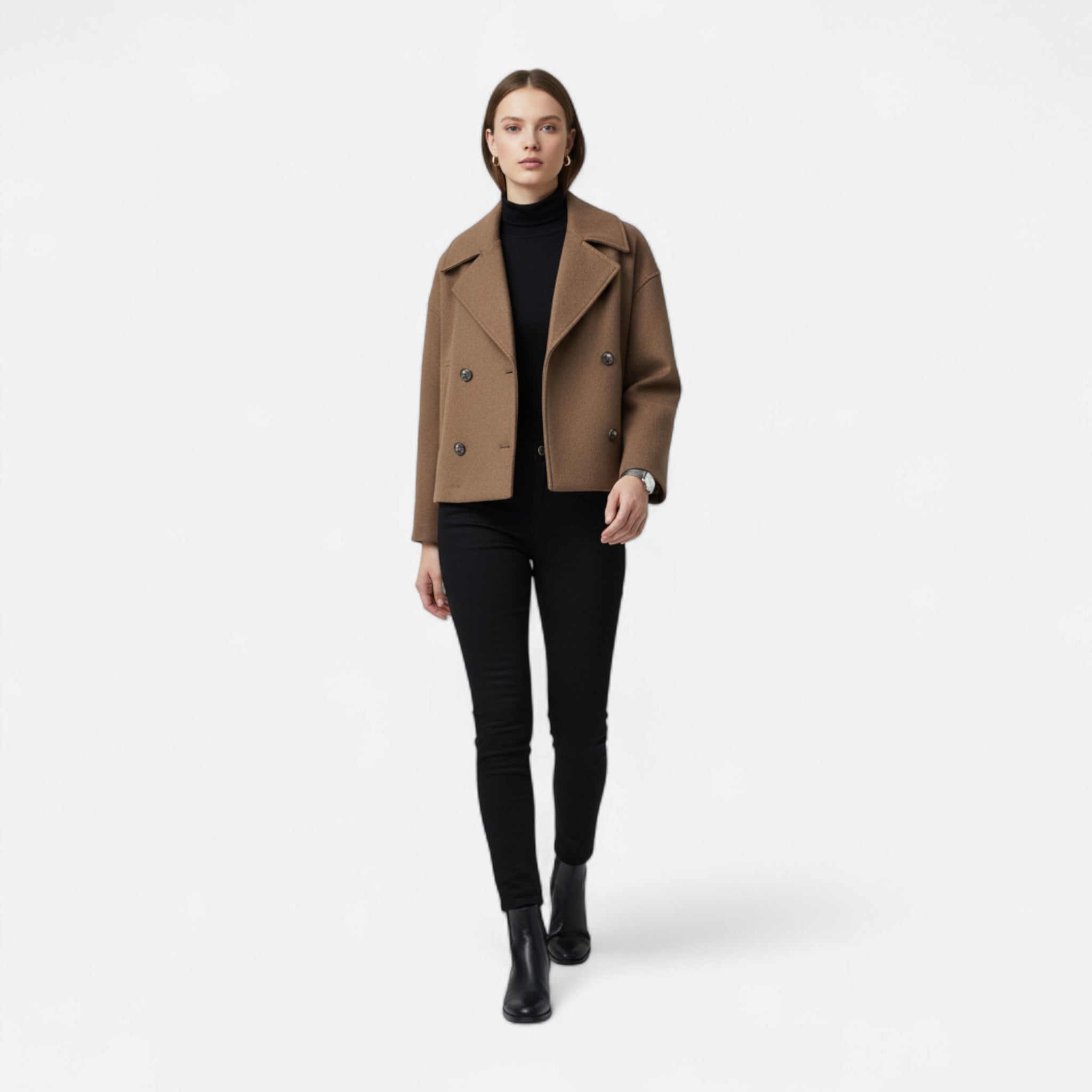 Soreux | Manteau Croisé en Laine pour Femme