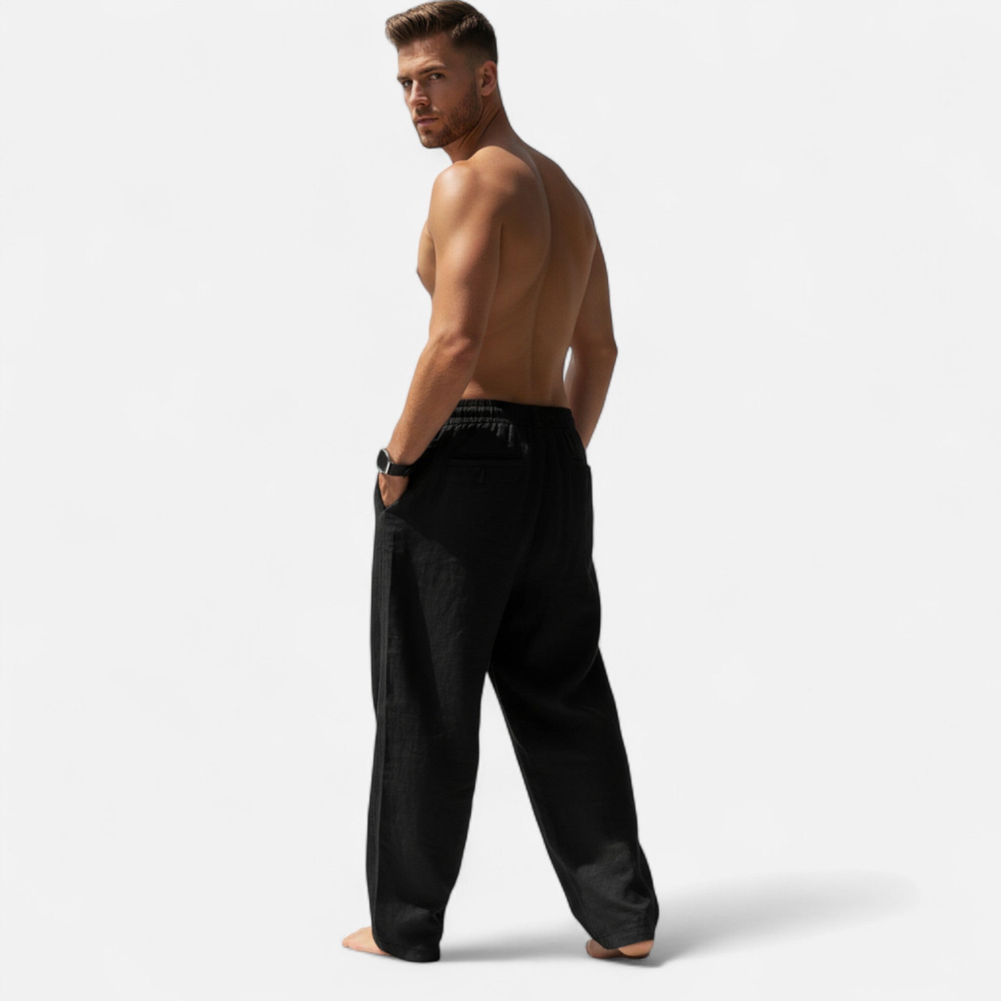 Soreux | Pantalon Décontracté en Lin pour Homme