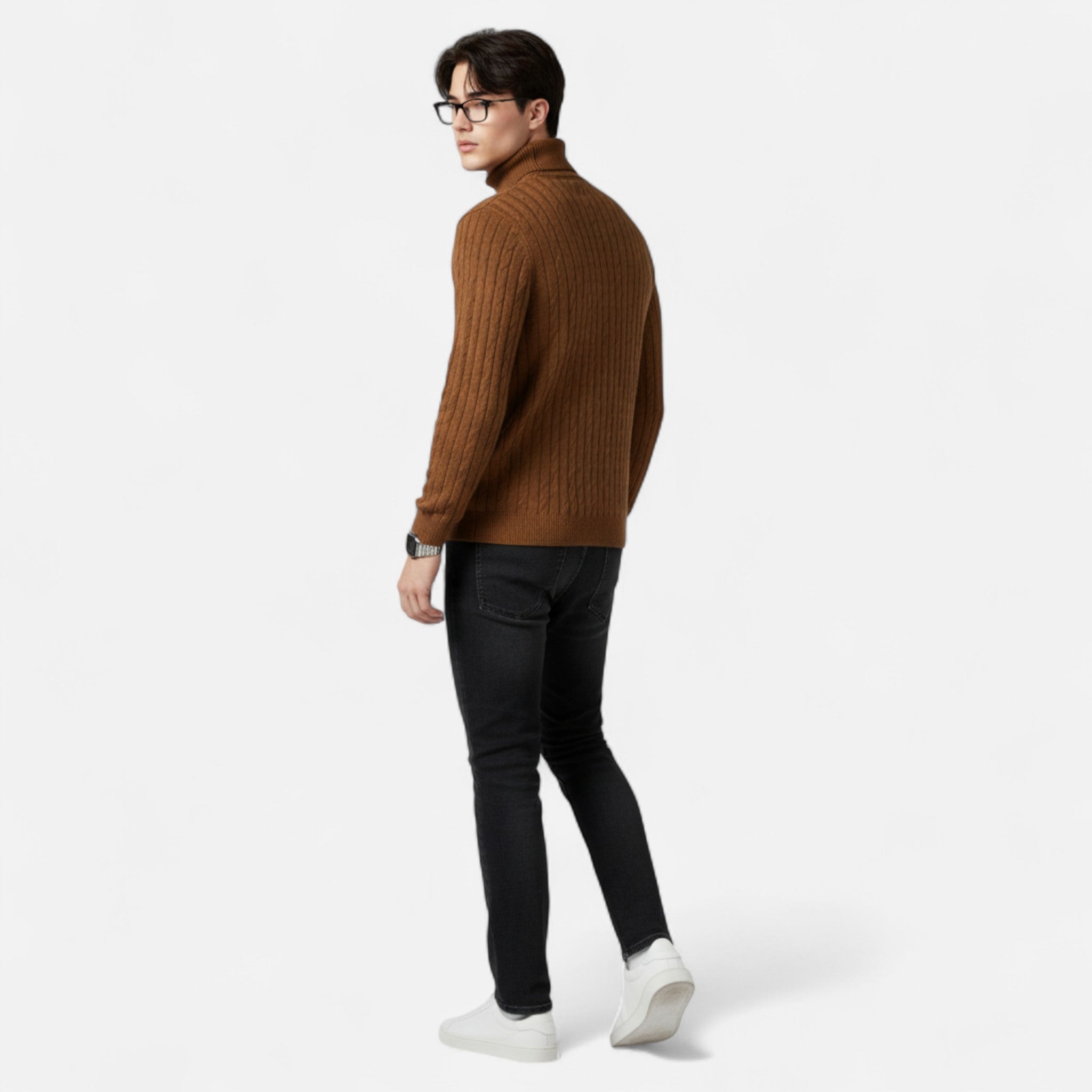 Soreux | Pull à Col Montant en Laine pour Homme
