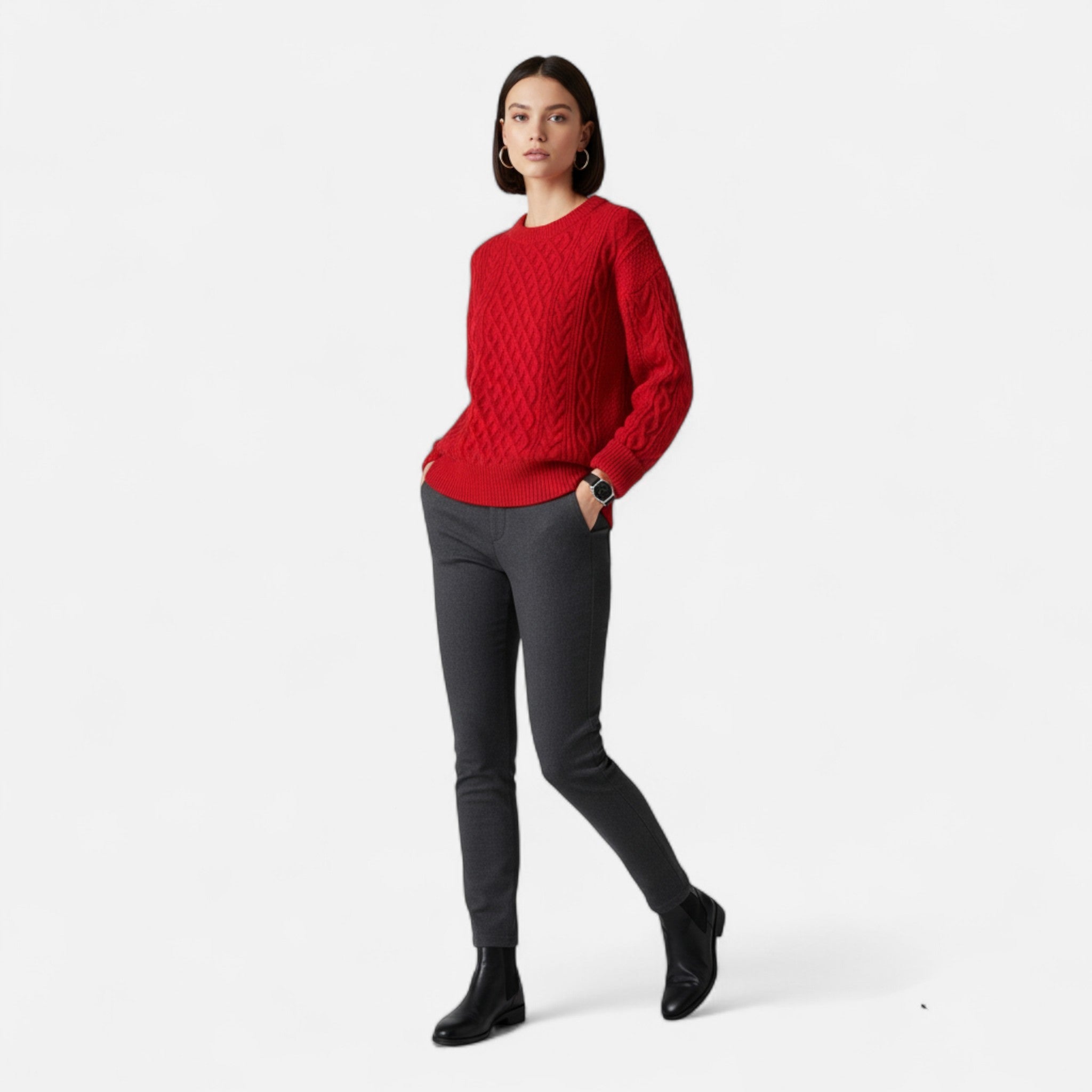 Soreux | Pull en Laine à Torsades pour Femme