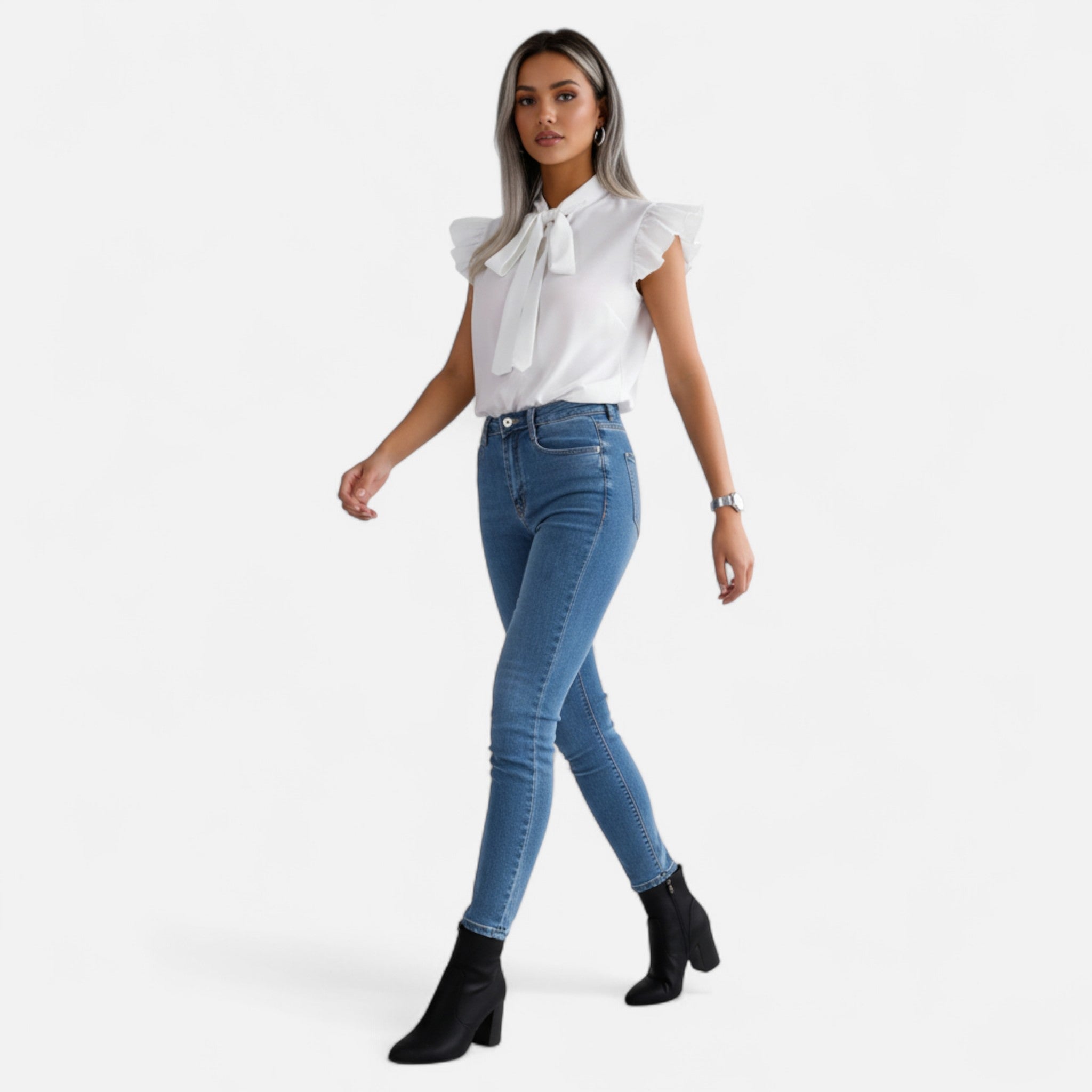 Soreux | Blouse Sans Manches en Mousseline Élégante pour Femme