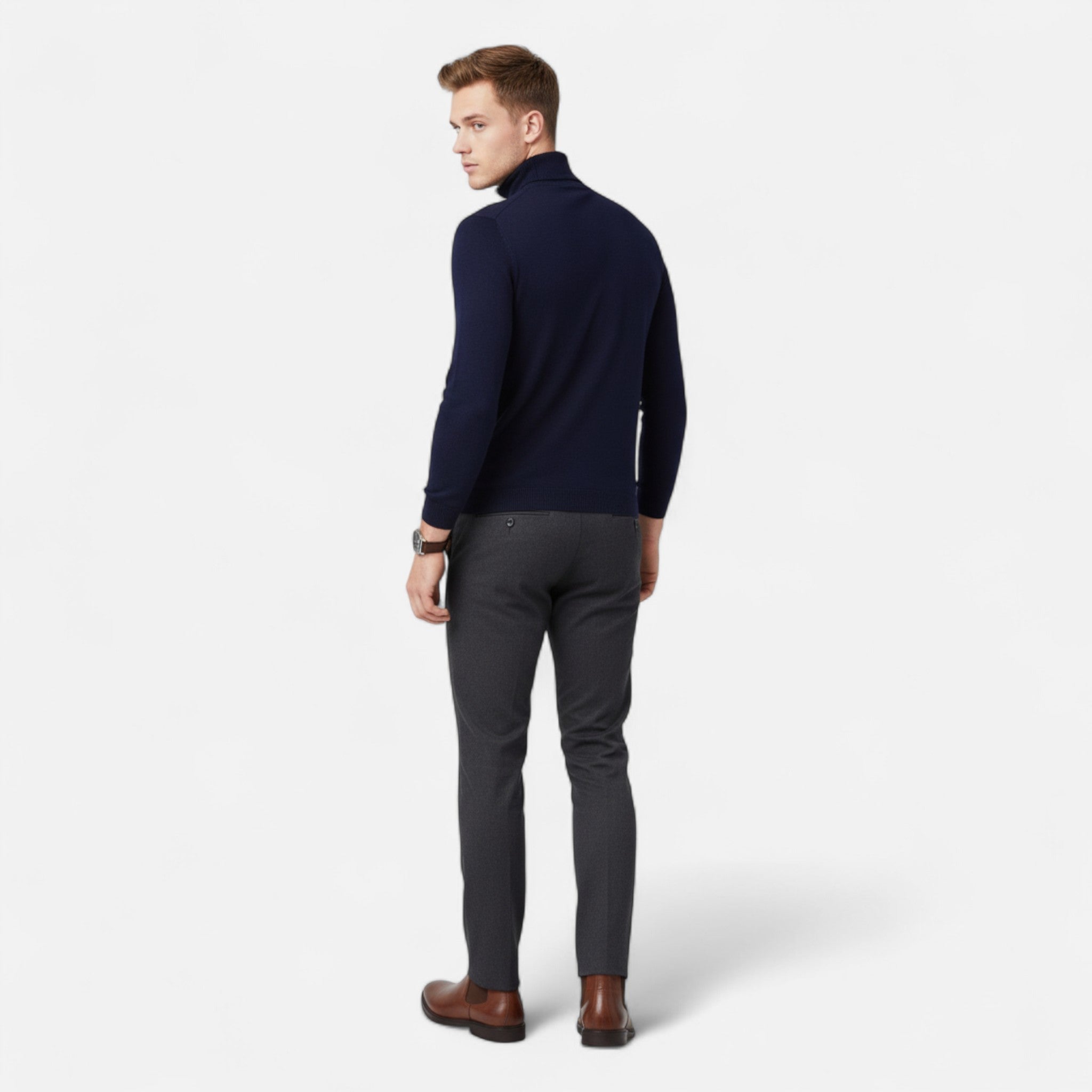 Soreux | Pull Classique en Laine Mérinos pour Homme
