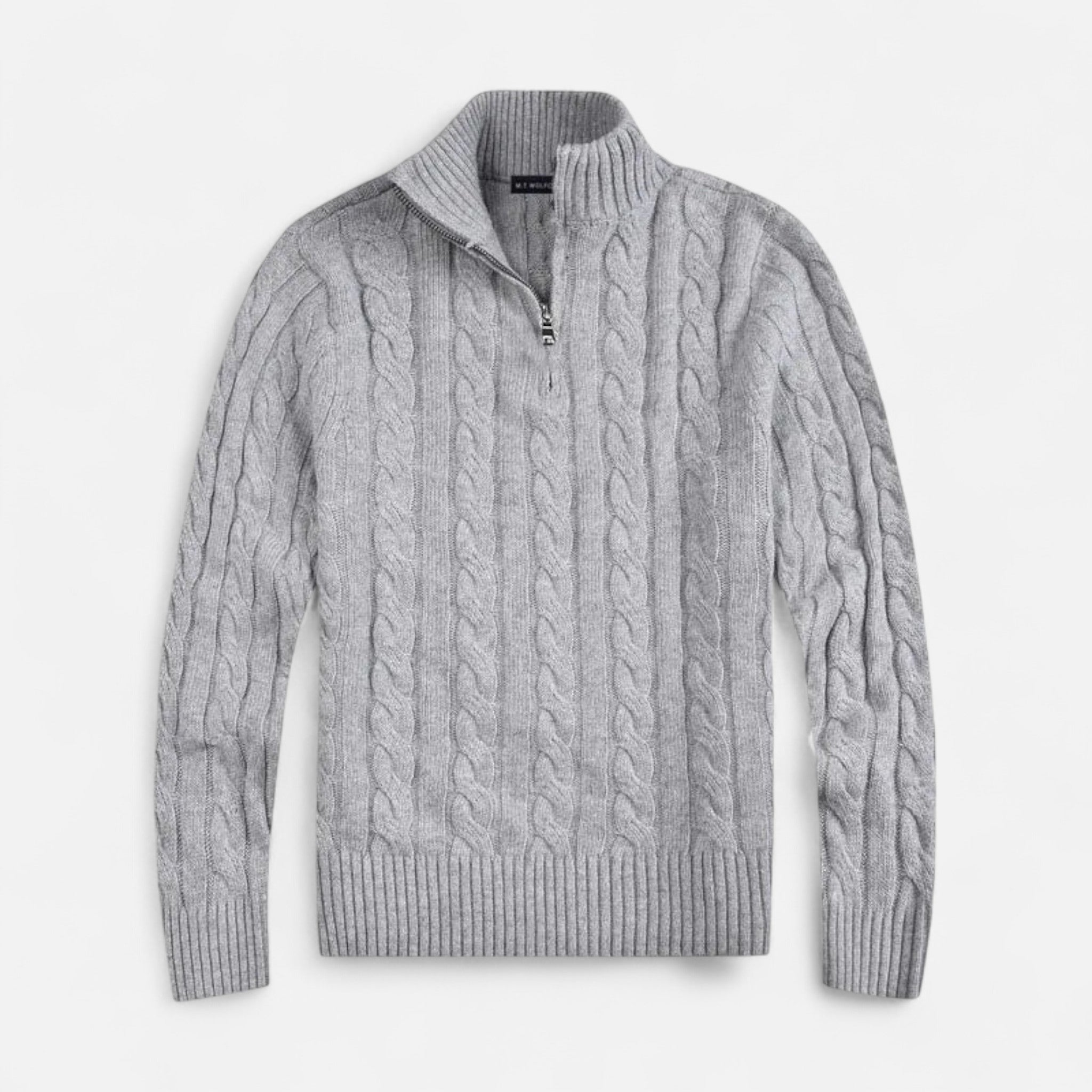 Soreux | Pull Zippé en Coton Luxe pour Homme