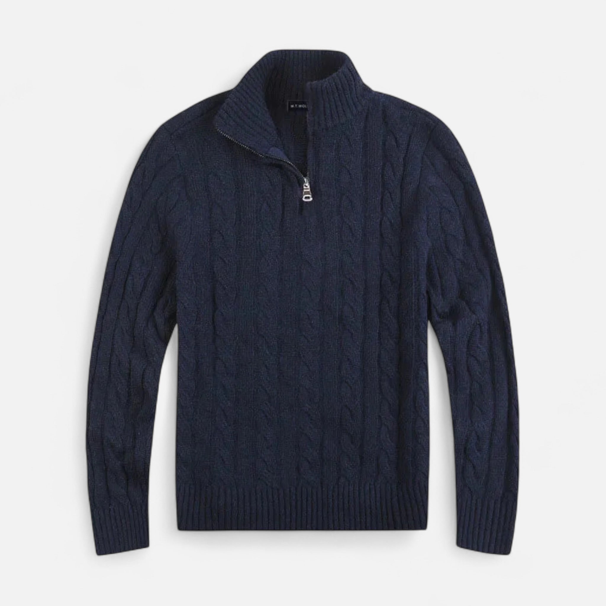 Soreux | Pull Zippé en Coton Luxe pour Homme