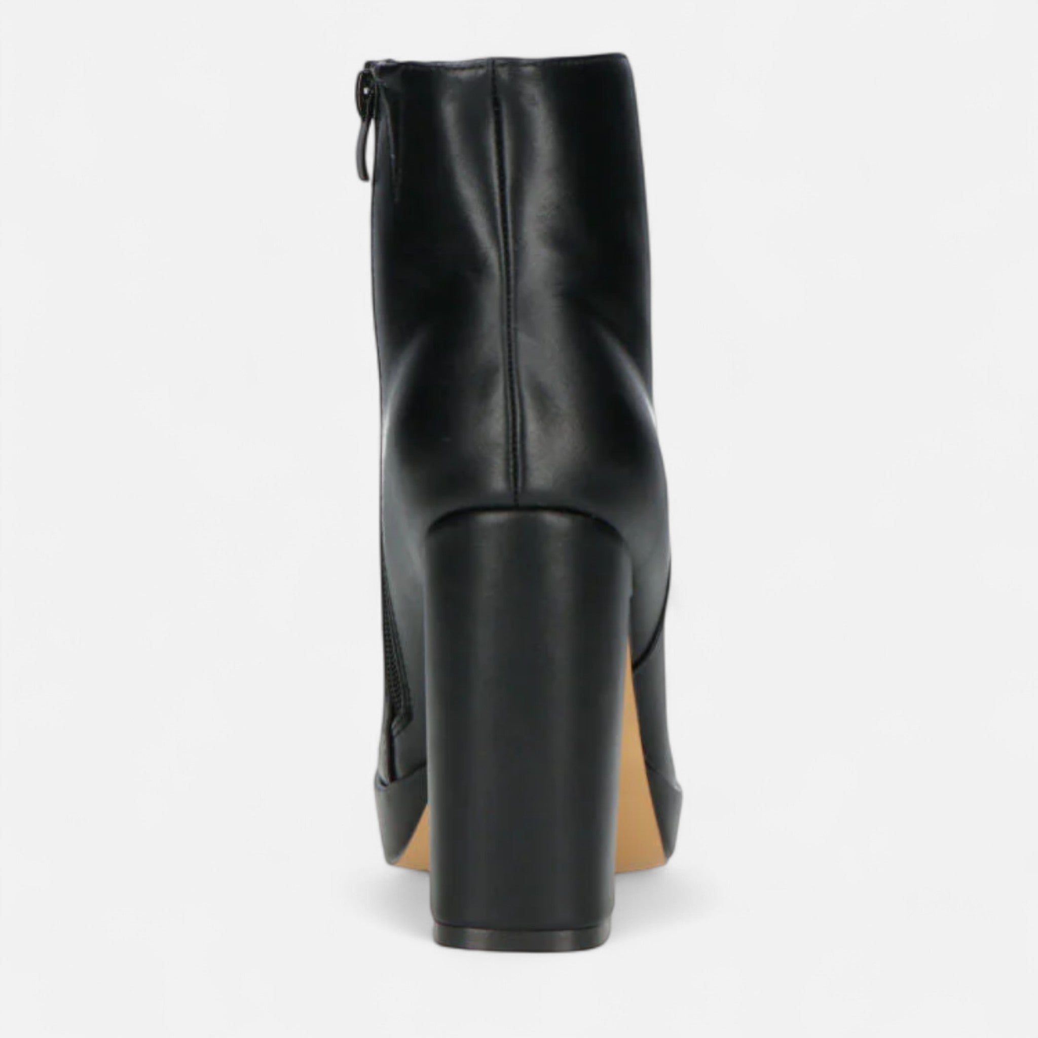 Soreux | Bottines Noires à Talon Sculpté pour Femme