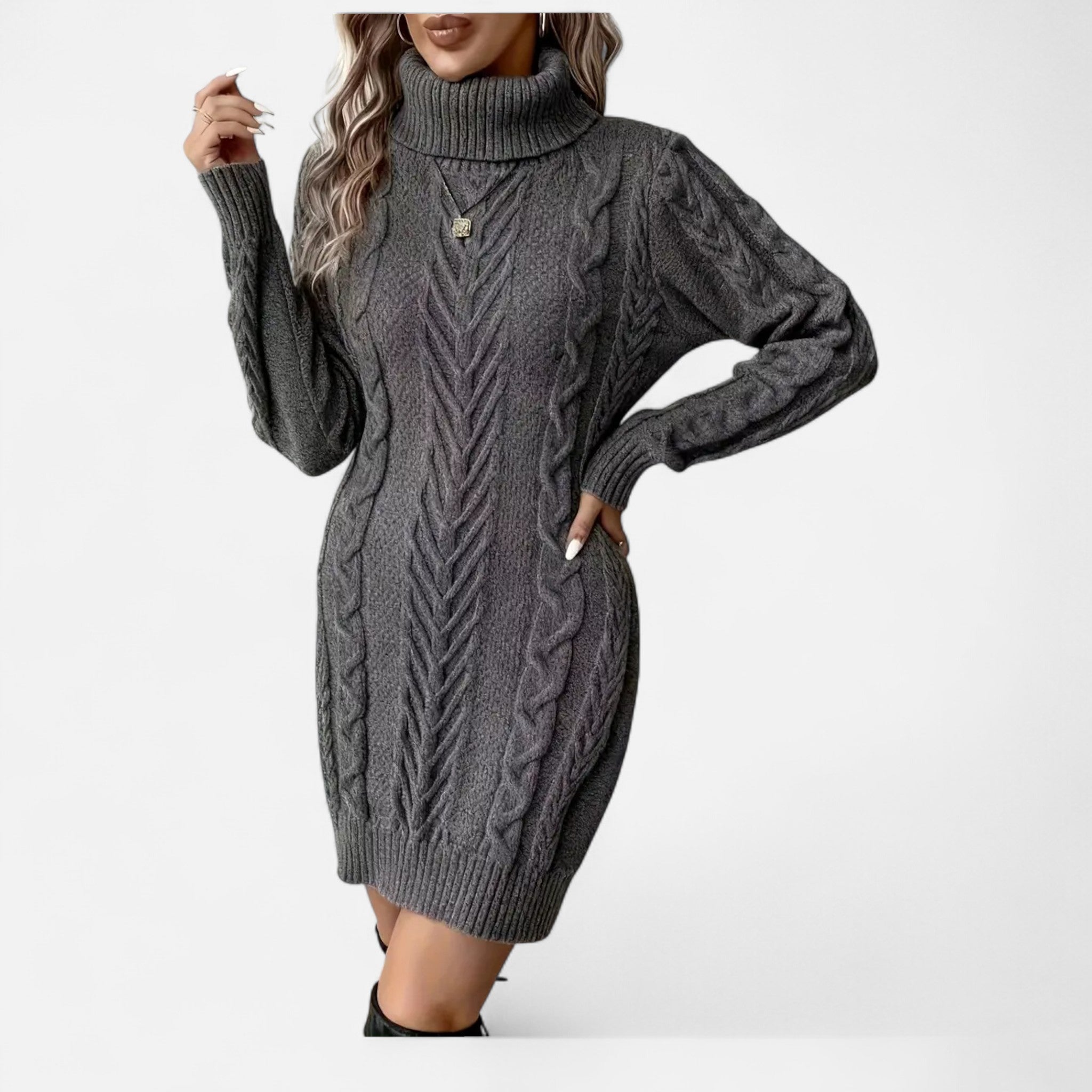 Soreux | Robe Pull en Maille Torsadée pour Femme